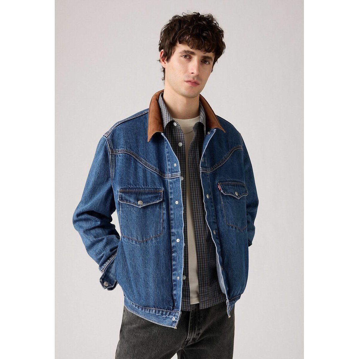 Veste western shorthorn bleu, LEVI'S