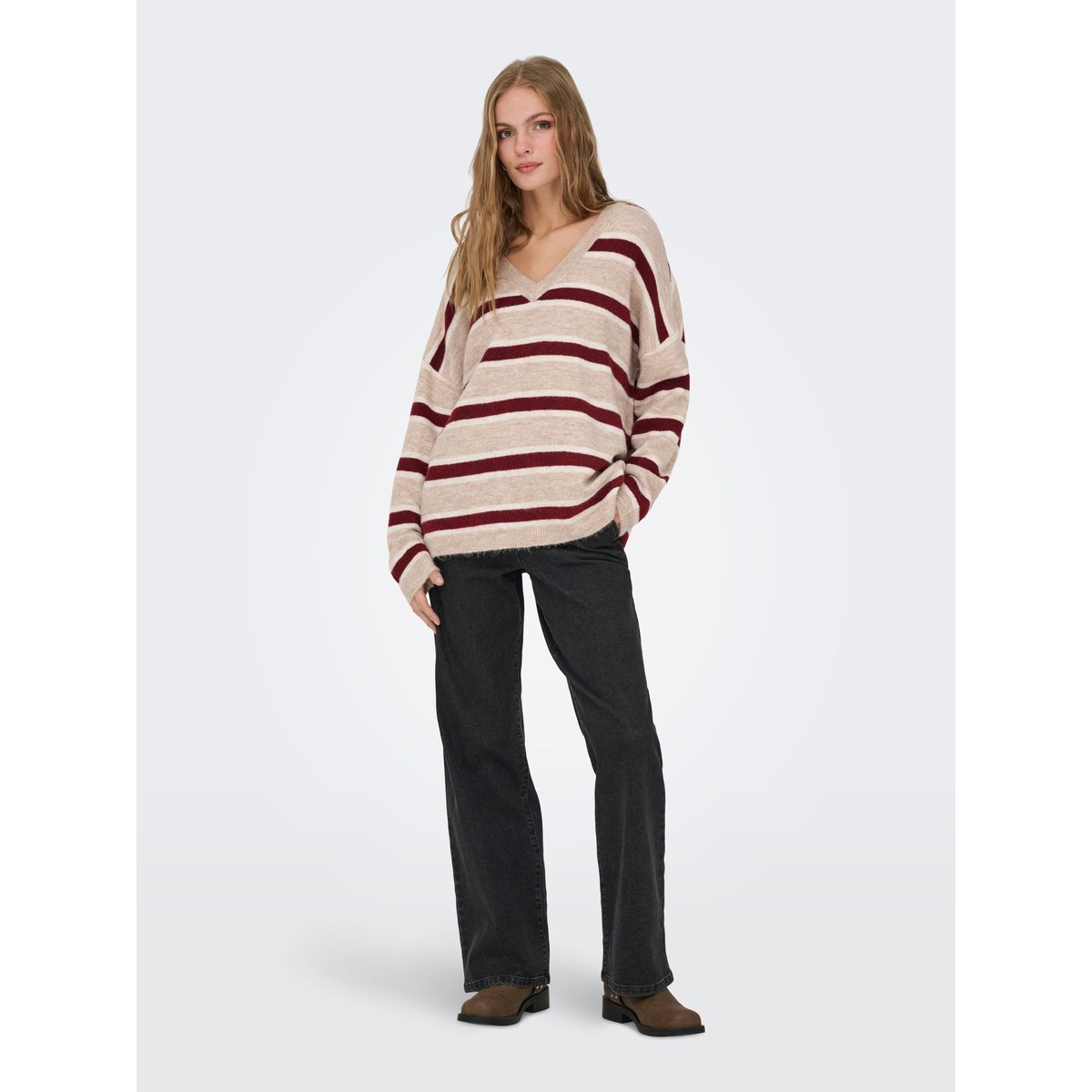 Pull En Maille humus 1, ONLY