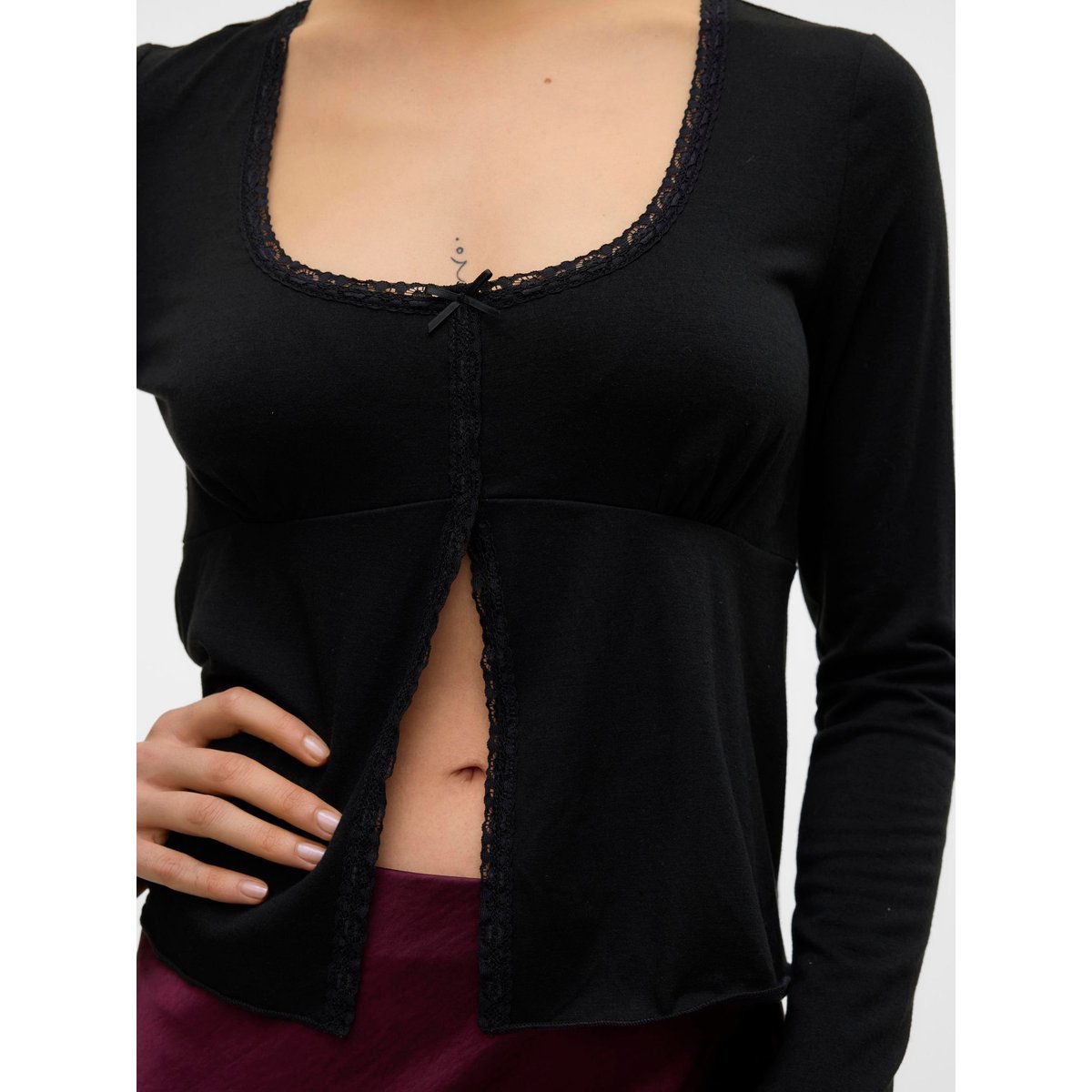 Top noire - black, VERO MODA