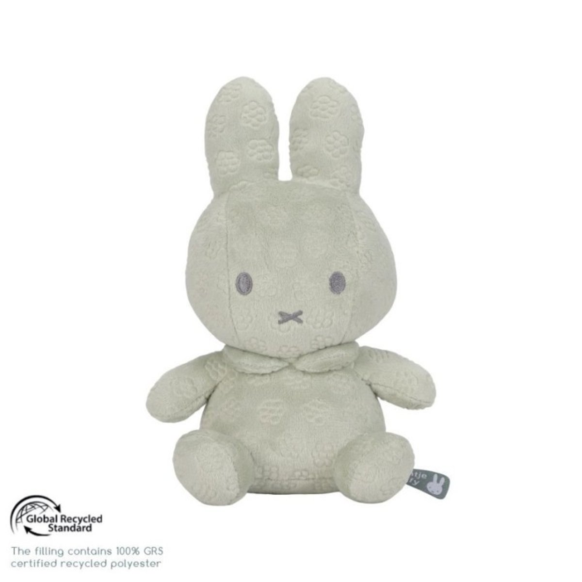 Peluche Miffy - Flower Vert- 20 cm vert, PIOUPIOU ET MERVEILLES