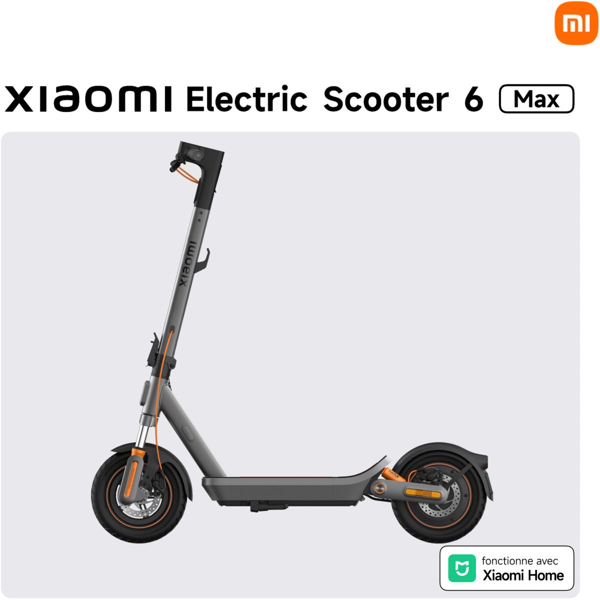 Trottinette électrique Electric Scooter 6 Max Noir noir, XIAOMI