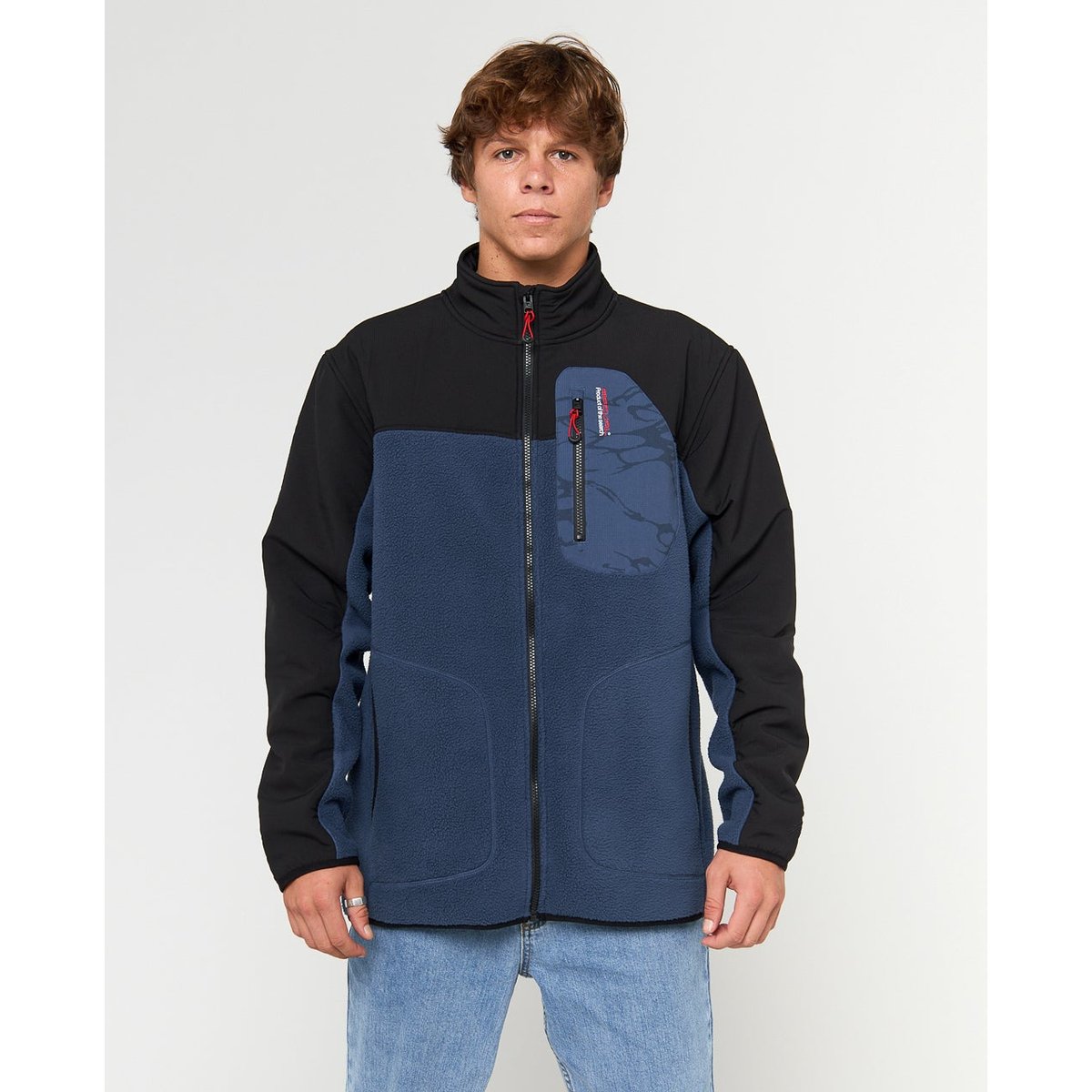 Sweat zippé ANTI-SERIES SEARCH light navy, RIP CURL