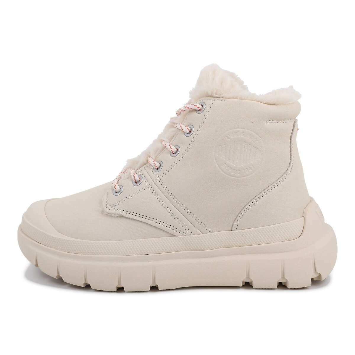 Pallapop Hi Zip WL Faux Fur Lined Ankle Boots beige, PALLADIUM