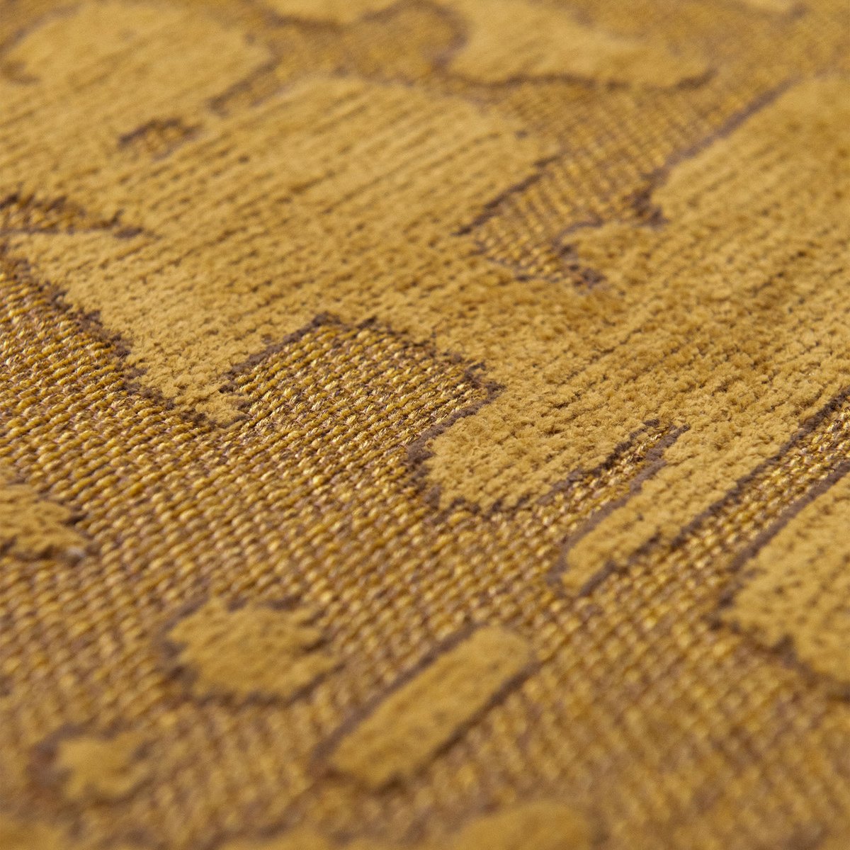 Tapis intérieur/extérieur tissé plat LOWLAND jaune, NOVATREND