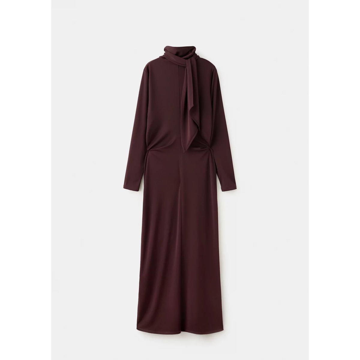 Robe rosalia bordeaux, MANGO