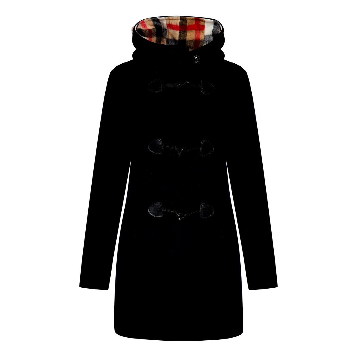Duffle-coat à capuche bleu foncé, GIL BRET