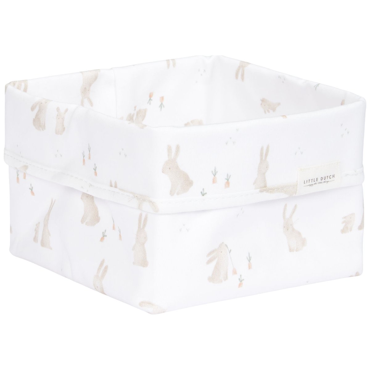 Panier de toilette ecru, marron, orange, LITTLE DUTCH