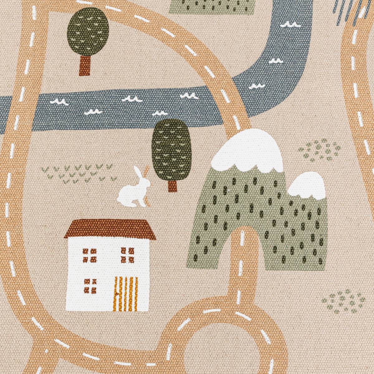 Tapis enfant route NIELS multicolore, ATMOSPHERA FOR KIDS