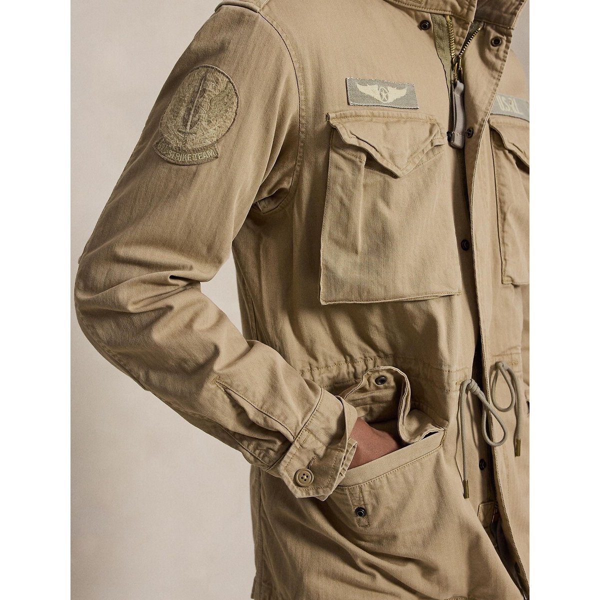 Veste de treillis iconique beige kaki, POLO RALPH LAUREN