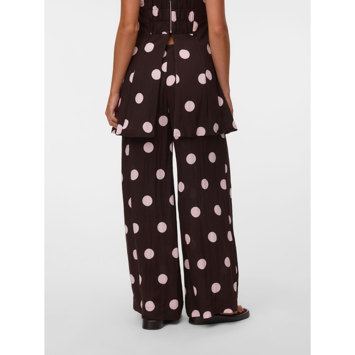 Pantalon À Jambe Large marron - chocolate torte 1, VERO MODA