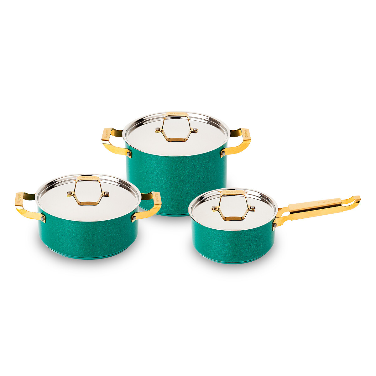 Trem de cozinha 3 peças Heritage, SILAMPOS verde, SILAMPOS