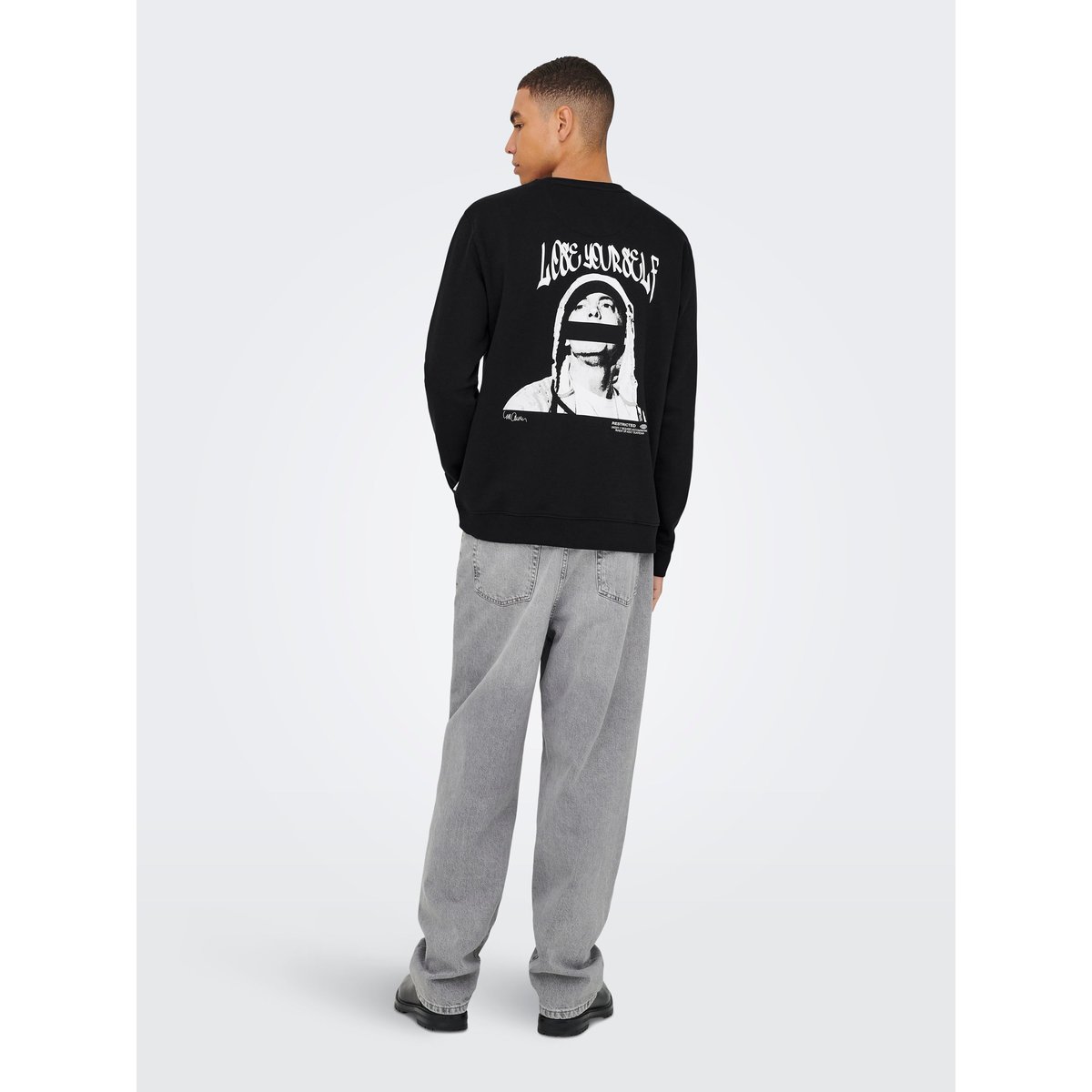 Sweat-Shirt noire - black, ONLY & SONS