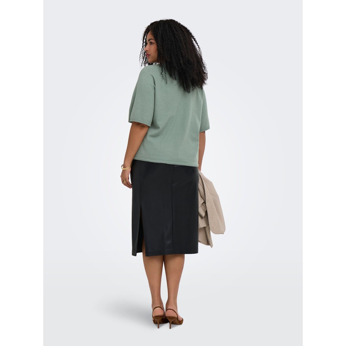 Top chinois green, ONLY CARMAKOMA