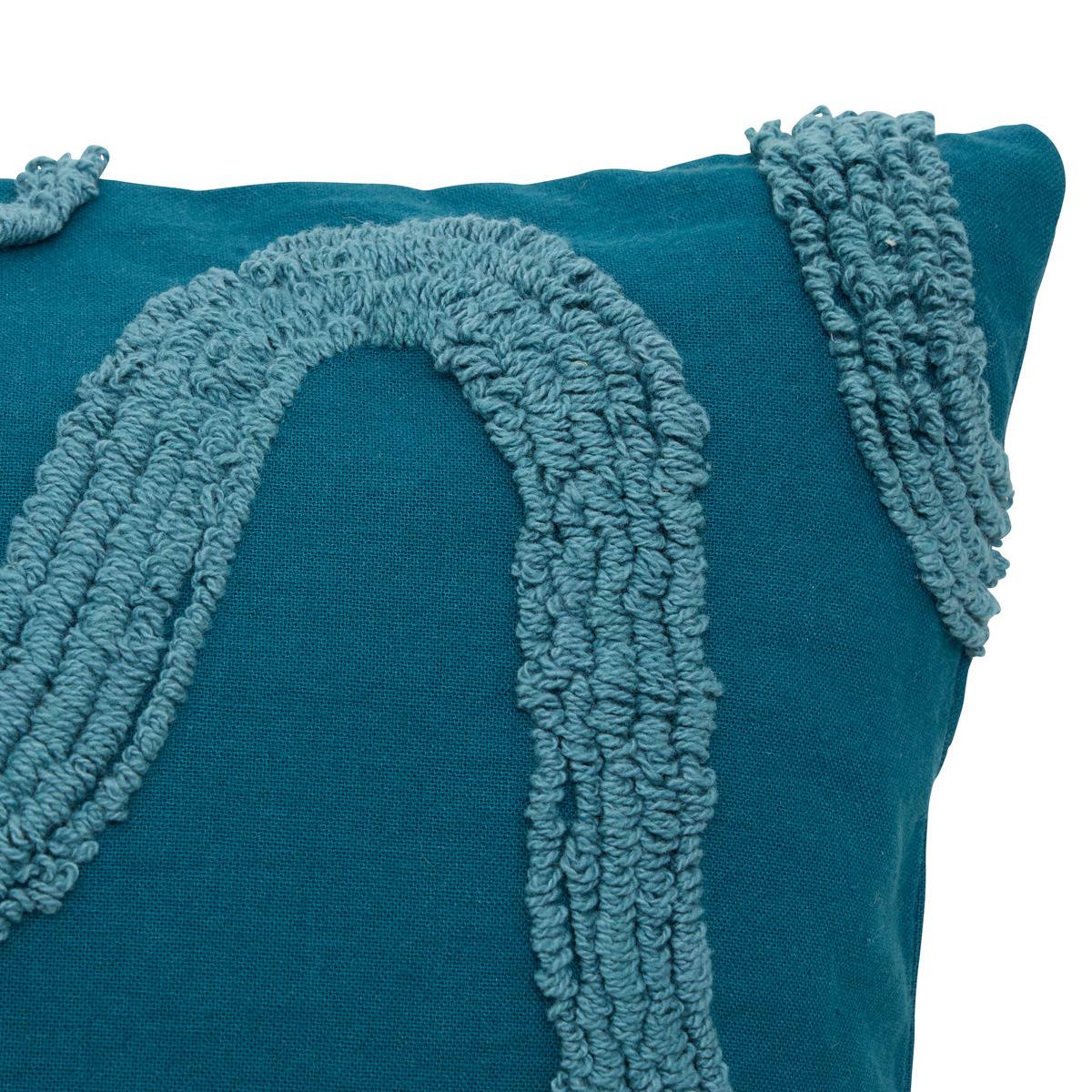Coussin carré HOMY petrol, ATMOSPHERA