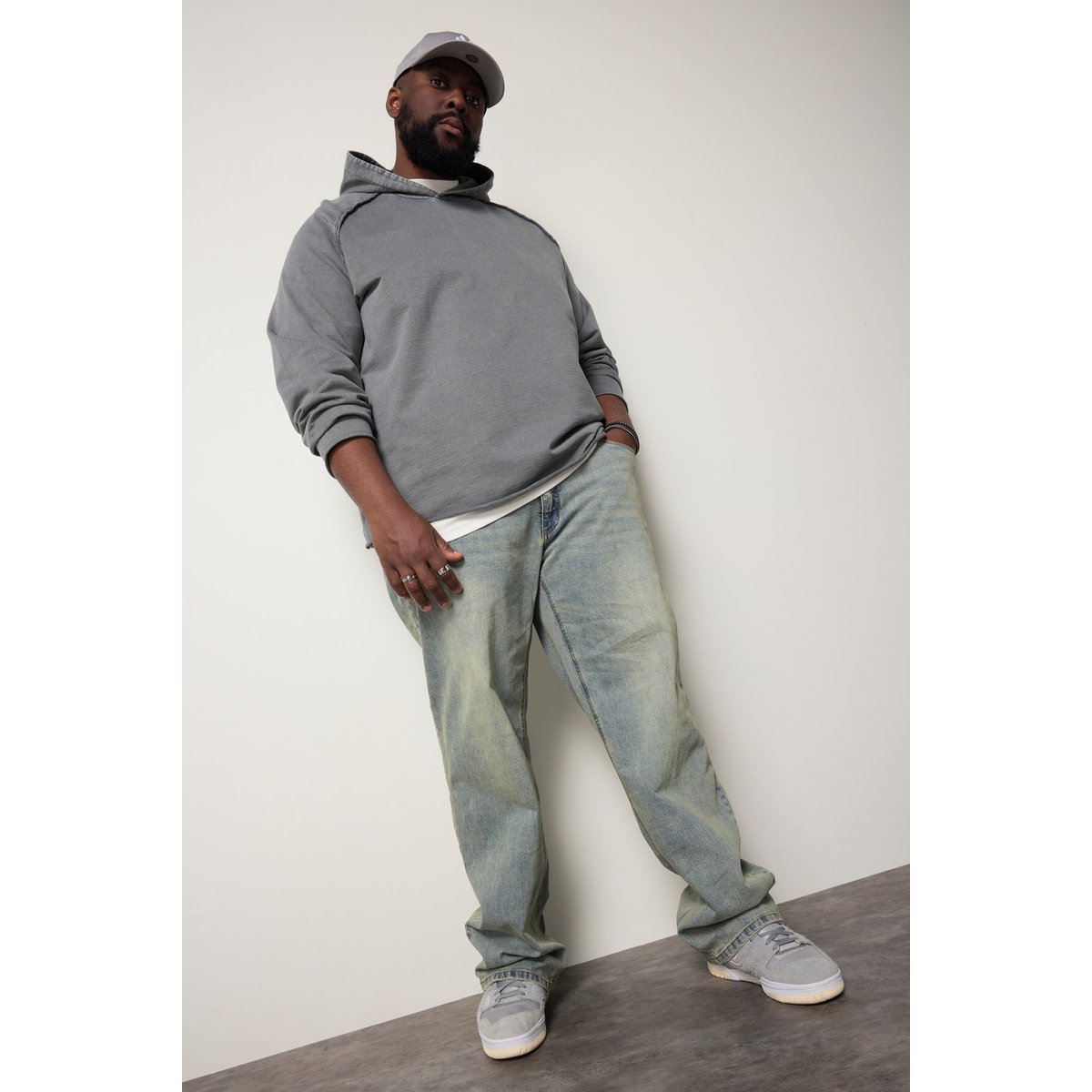 Jean 5 poches bleu jean mat, STHUGE