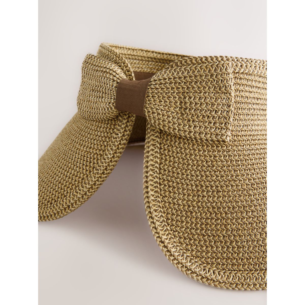 Chapeau pliable à visière et nœud naturel, NEXT