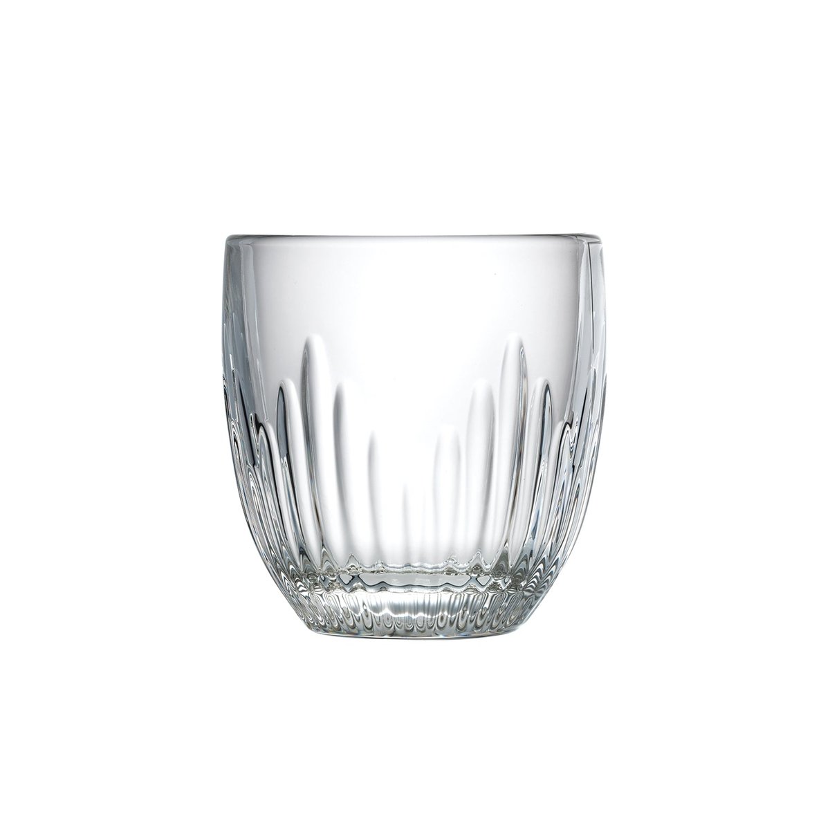 Lot de 6 verres à eau jeux d'orgues, TROQUET transparent, LA ROCHERE