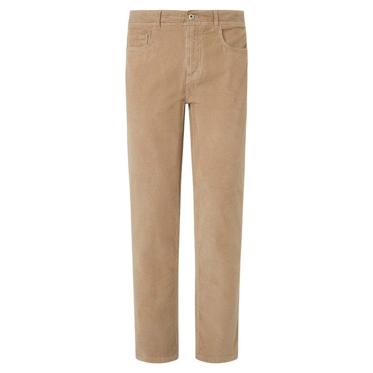 Pantalon 5 Poches En Velours Côtelé beige béton, PEPE JEANS