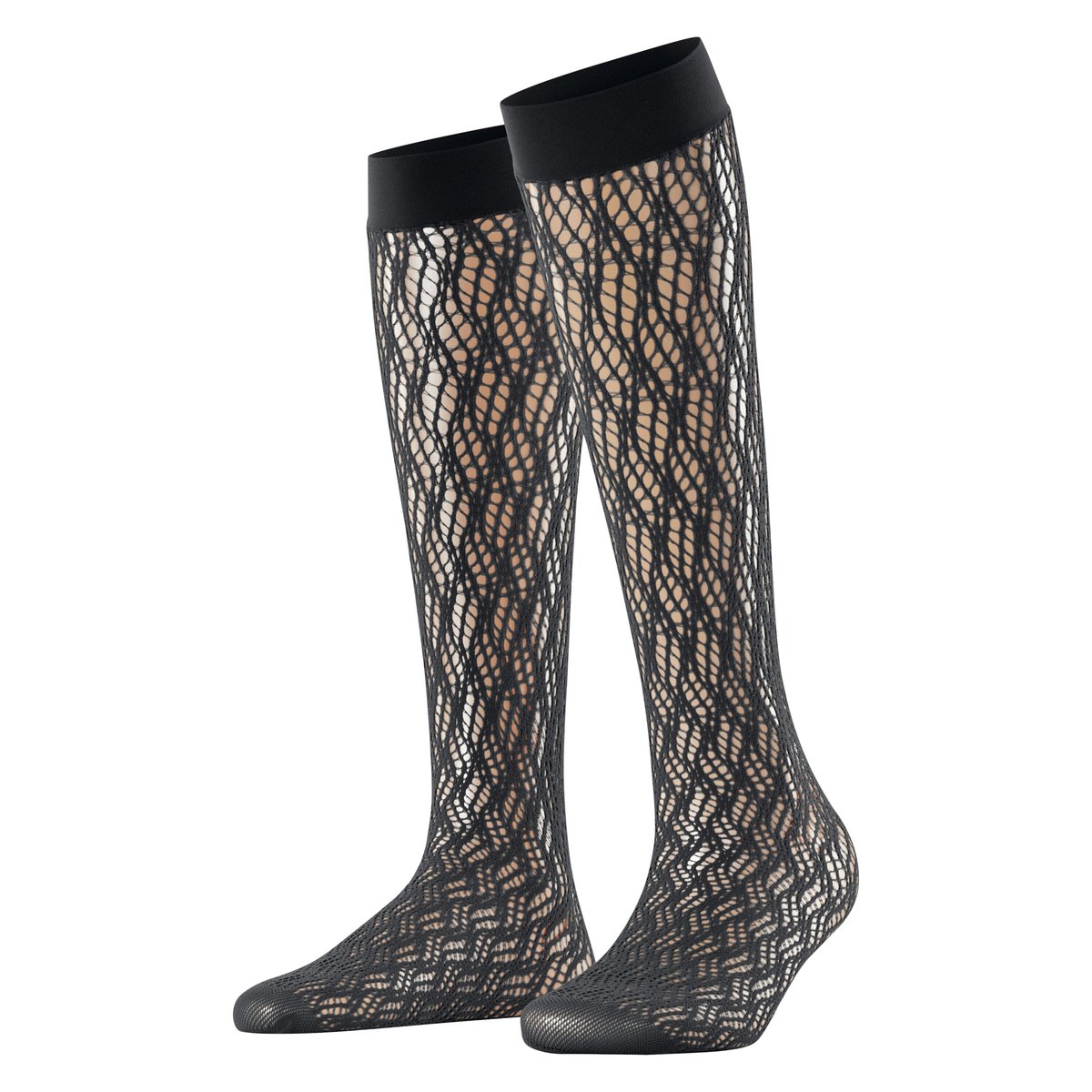 Mi-bas Pure Shore noir, FALKE