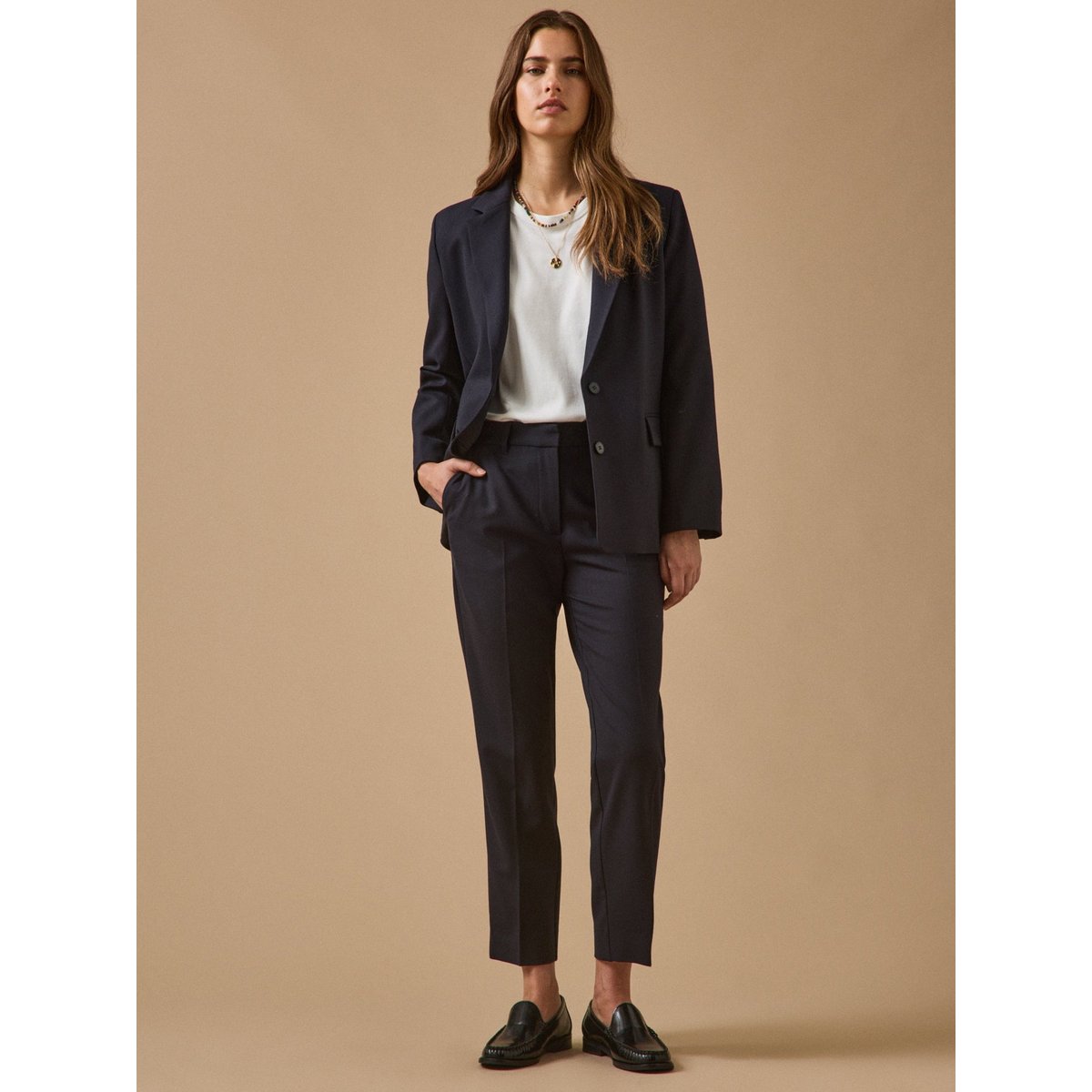 Pantalon fuselé Eugénie encre, CYRILLUS