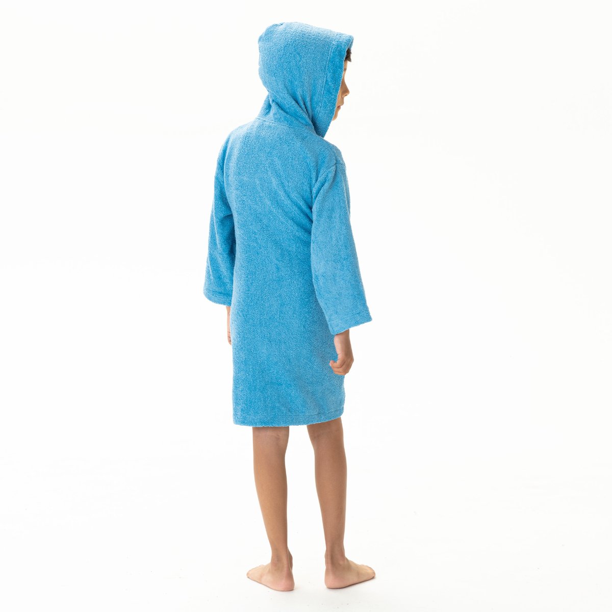 Peignoir enfant à capuche bouclette 100% coton, TEAM bleu, PAT PATROUILLE