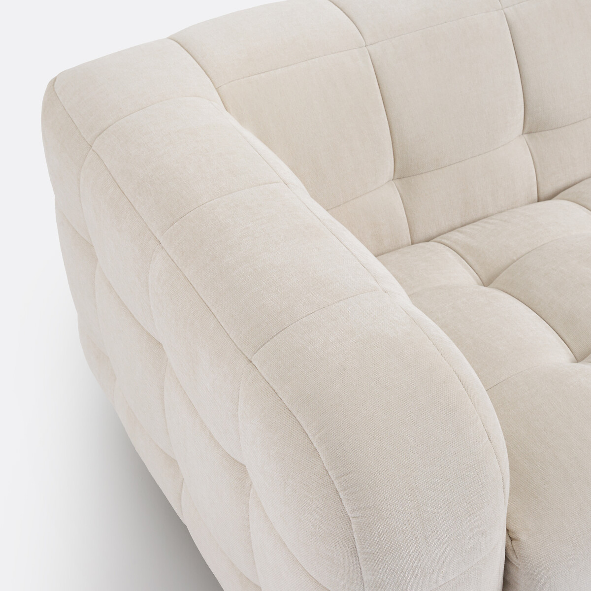 2-zitsbank, PIETA creme   , LA REDOUTE INTERIEURS