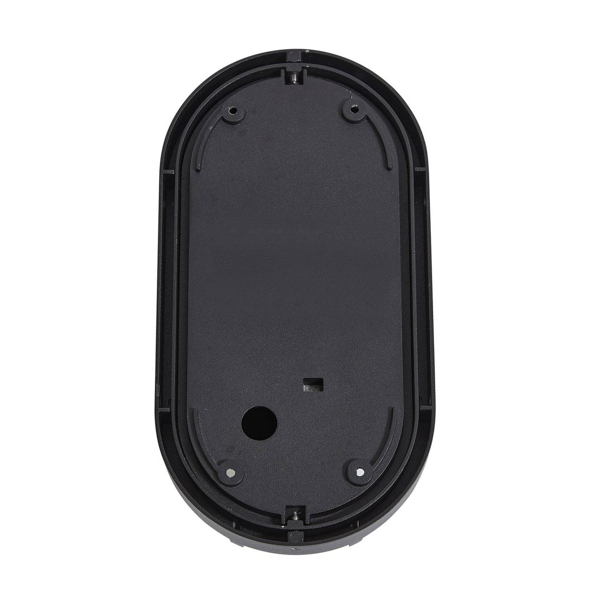 Applique extérieure en aluminium, Serine noir, transparent, LUCANDE