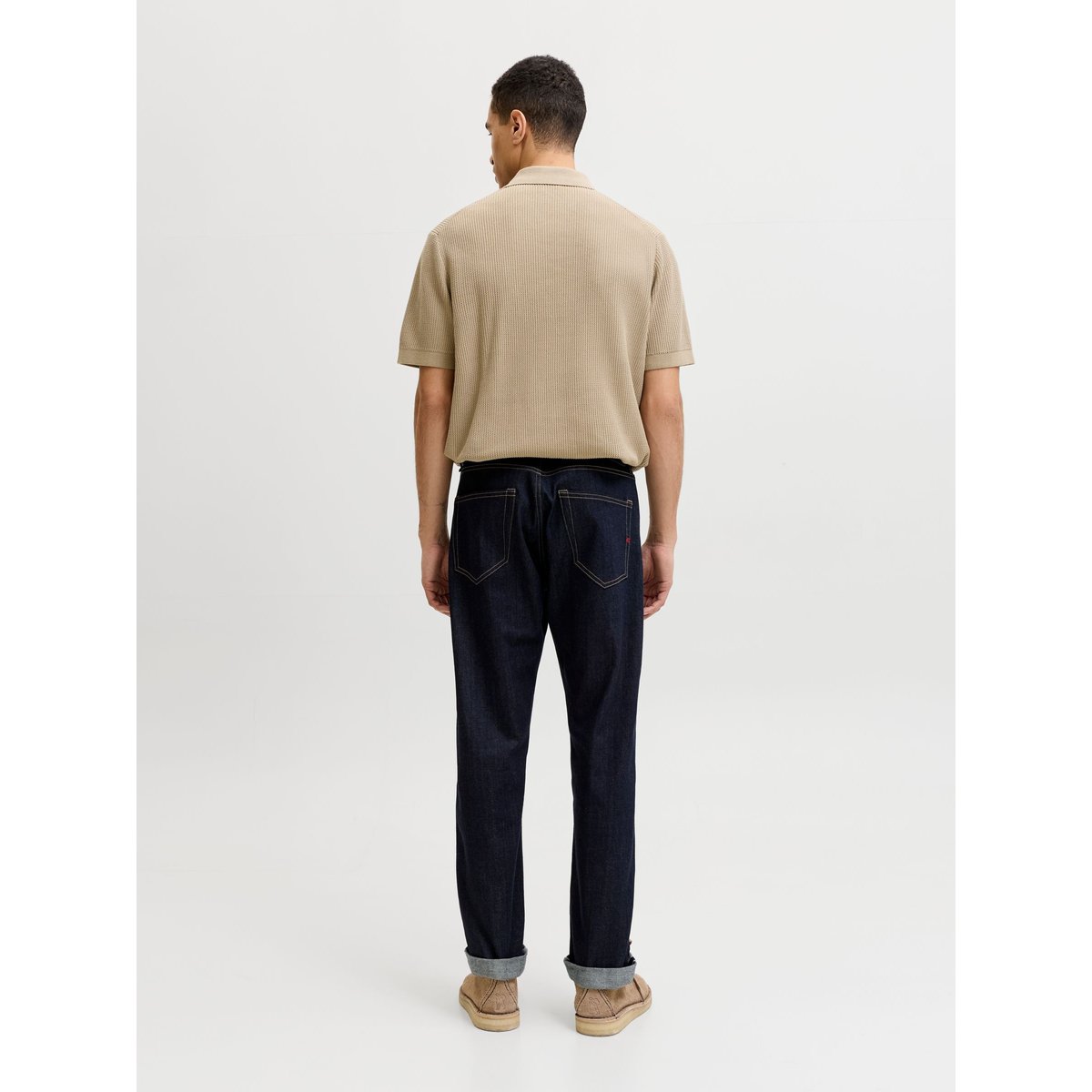 Polo Tricoté grise - crockery 1, JACK & JONES