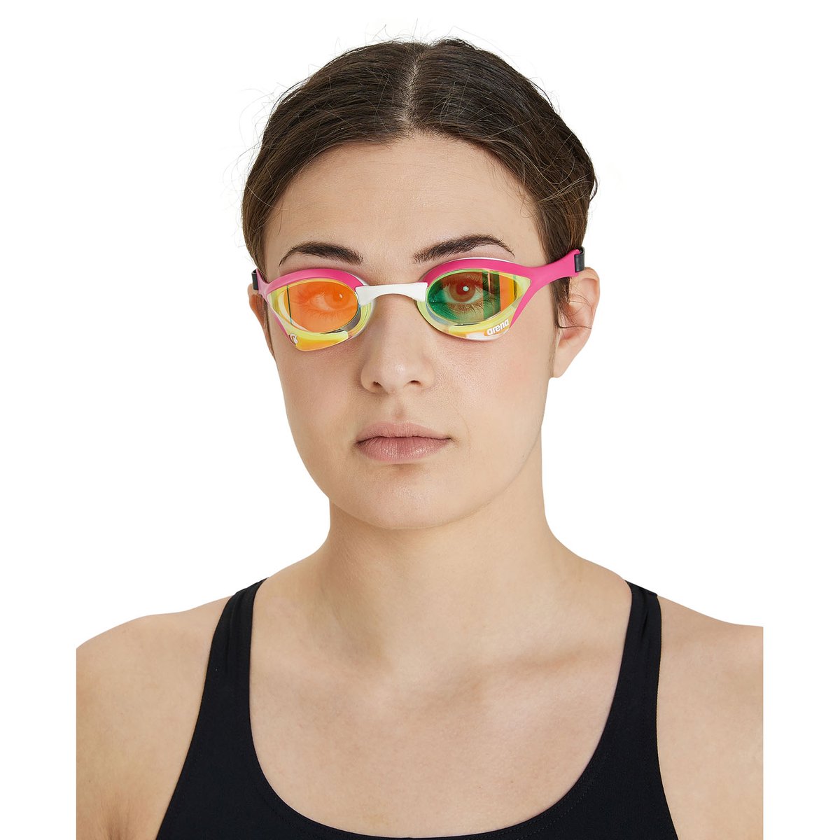Lunettes de compétition s Cobra Ultra Swipe Mirror yellow copper-white, ARENA