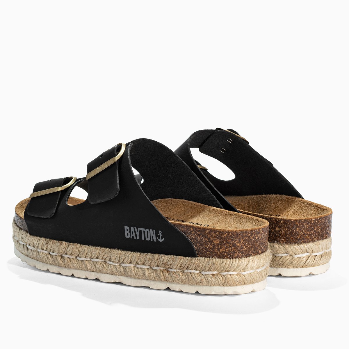 Sandales OLYMPE noir, BAYTON