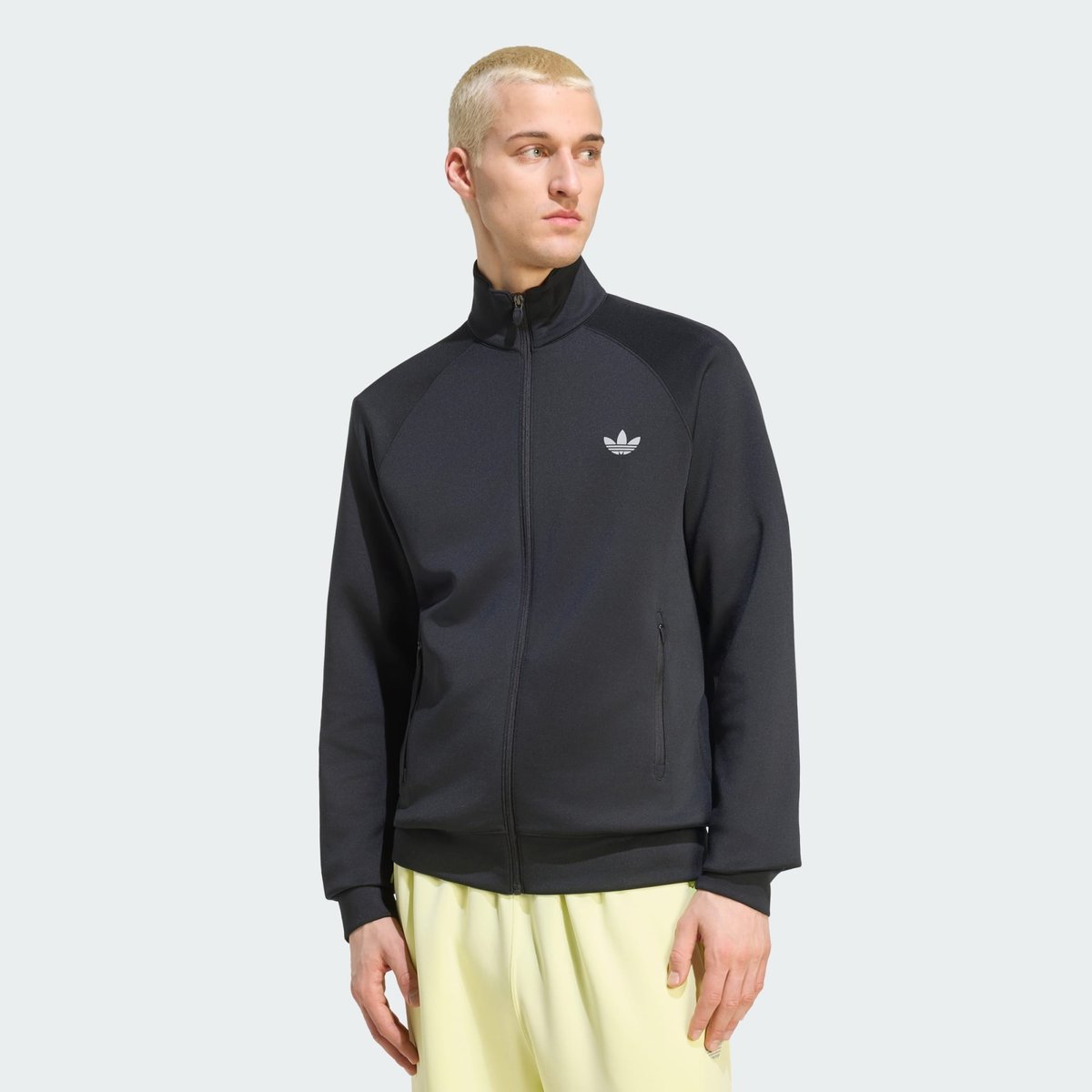 Veste De Survêtement Spacer Trèfle Essentials Veste De Survêtement Spacer Trèfle Essentials black, adidas Originals