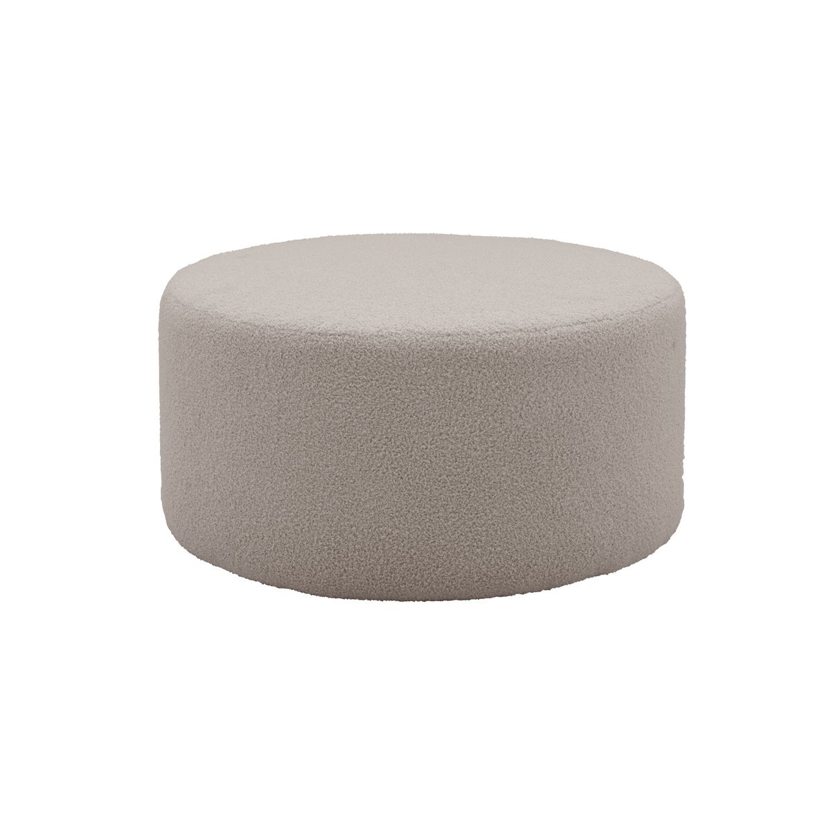Pouf bouclette 70 cm - OME gris clair, CAMIF