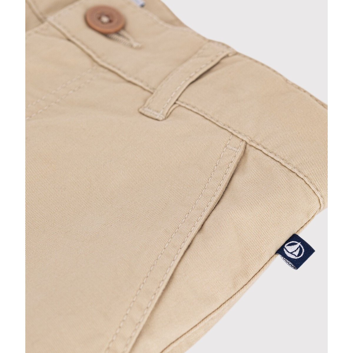 Katoenen bermuda beige , PETIT BATEAU
