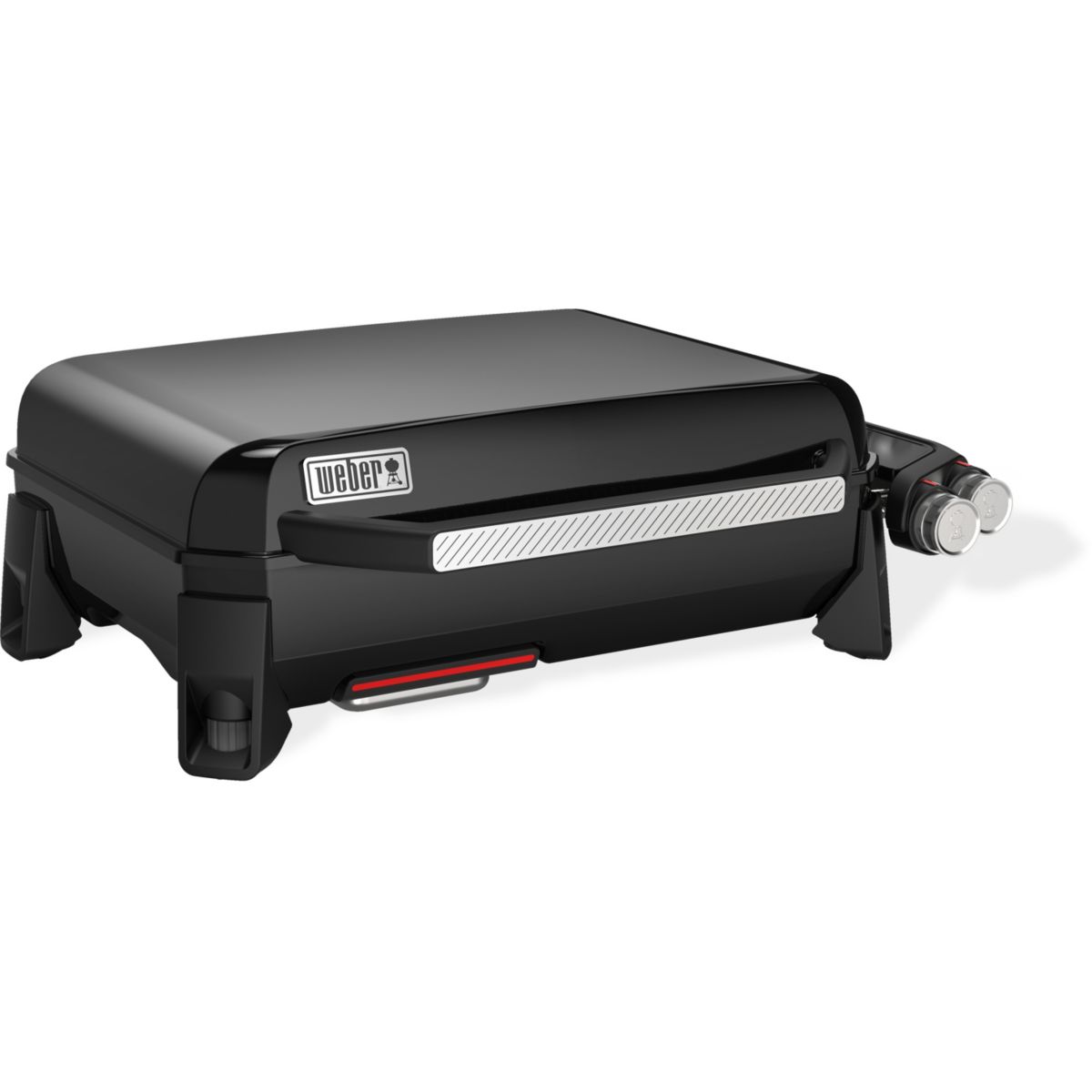 Plancha gaz black 2 brûleurs à poser, 56x41 cm noir, WEBER