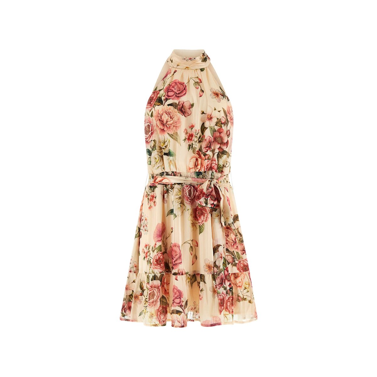 Robe Mini Imprimée rose floral, GUESS