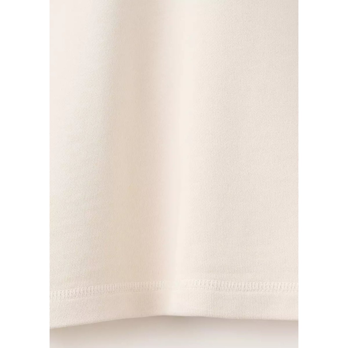 Sweat-shirt col polo beige, MANGO TEEN