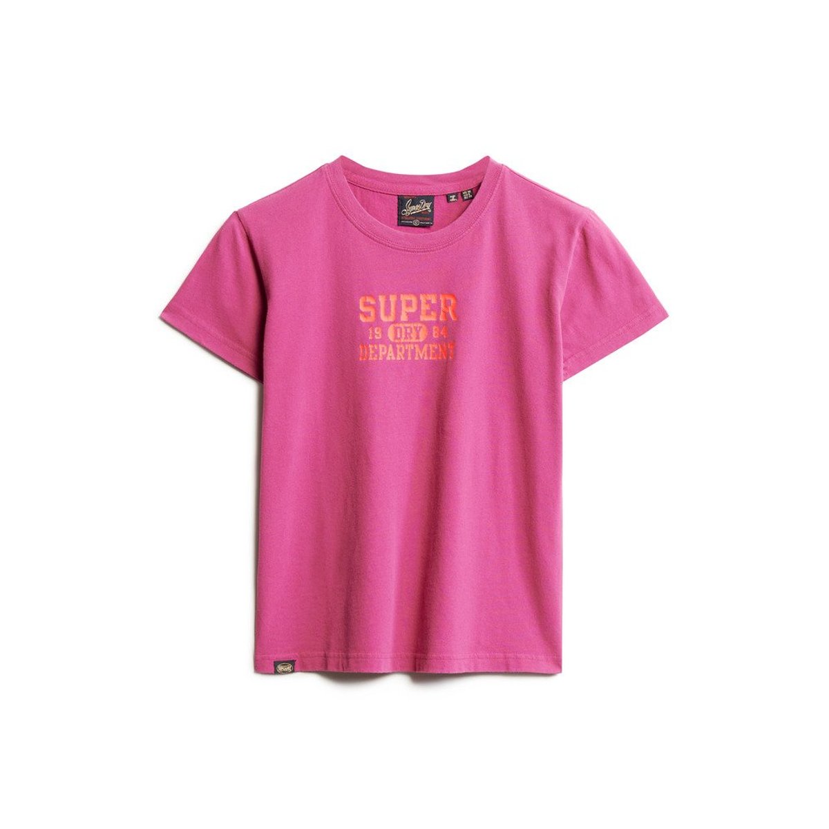 T-shirt ajusté Super Athletics violet baton rouge, SUPERDRY