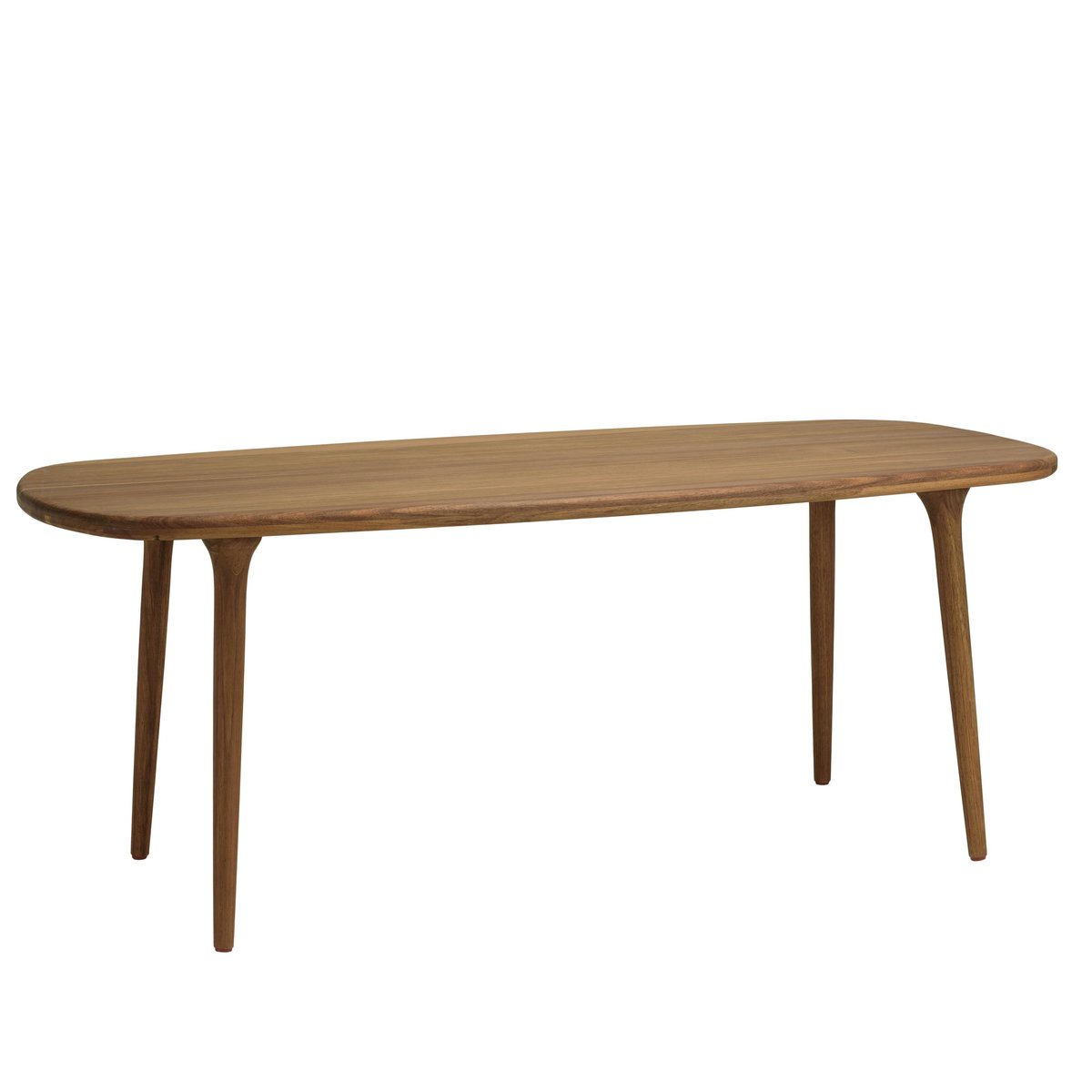 Table de jardin en bois d'Angélique huilé 200x90cm OSTIA bois naturel, PIER IMPORT