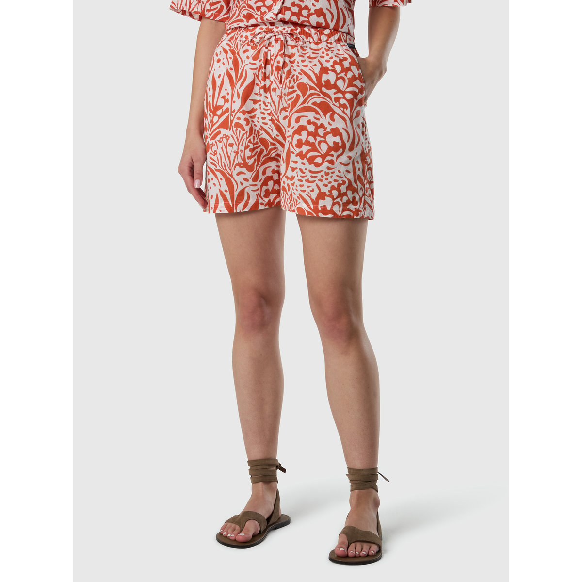 Short en mousseline avec imprimé corail combo 2, NORTH SAILS
