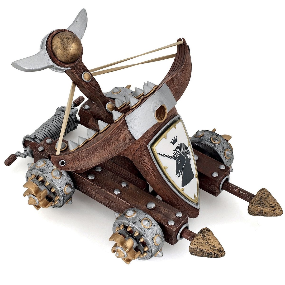 Catapulte lance flèches pour figurine marron, PAPO