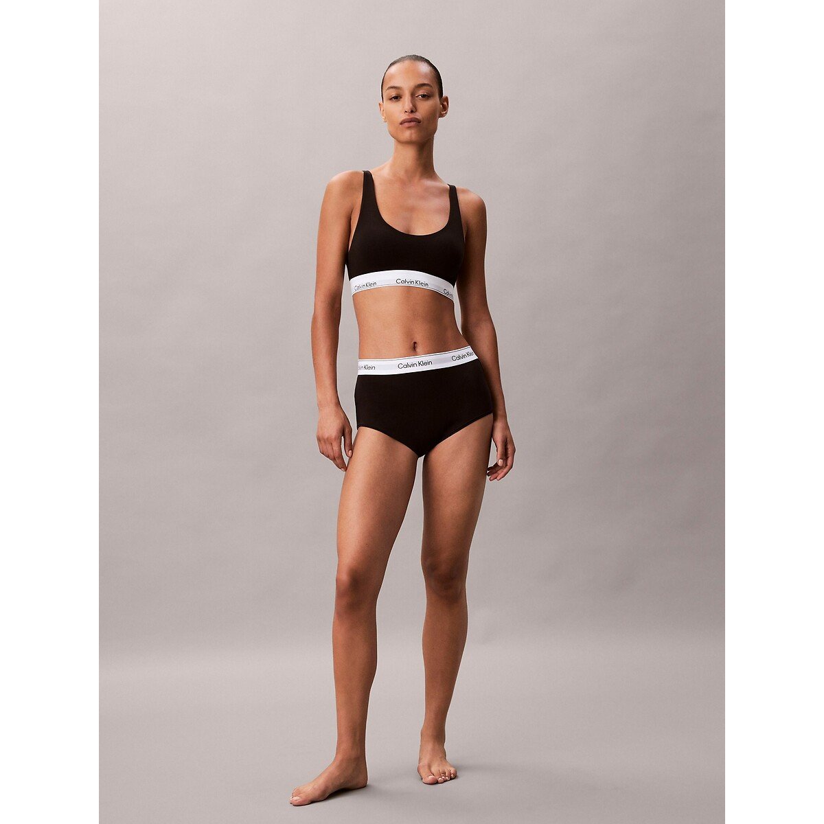Short ICON COTTON MODAL noir, CALVIN KLEIN UNDERWEAR