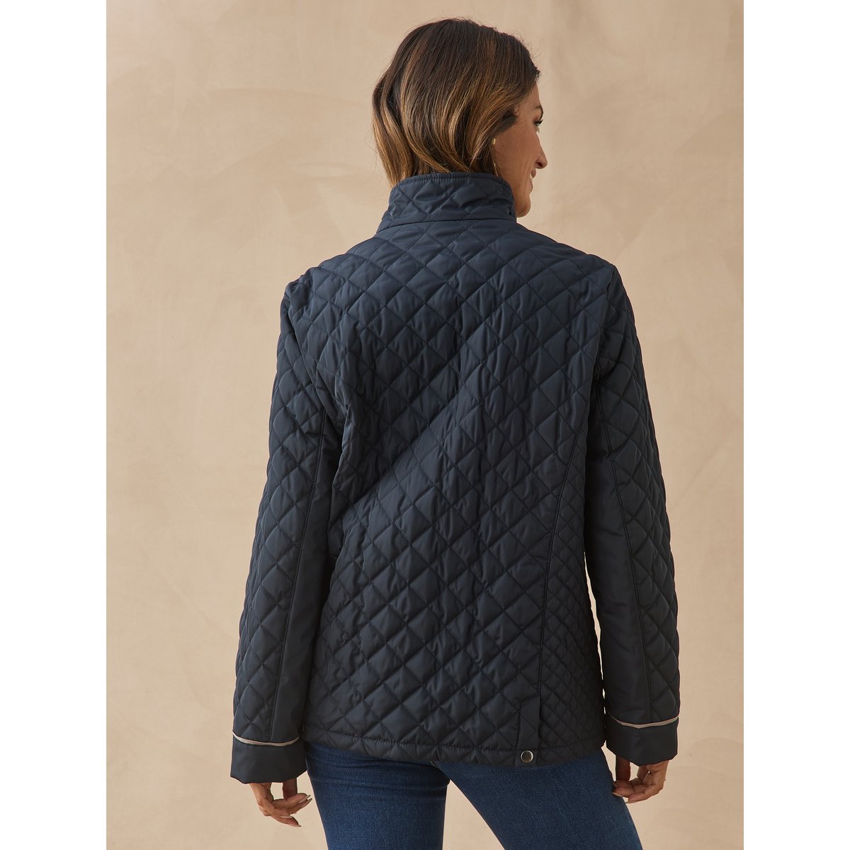 Parka déperlante et matelassée marine, DAXON
