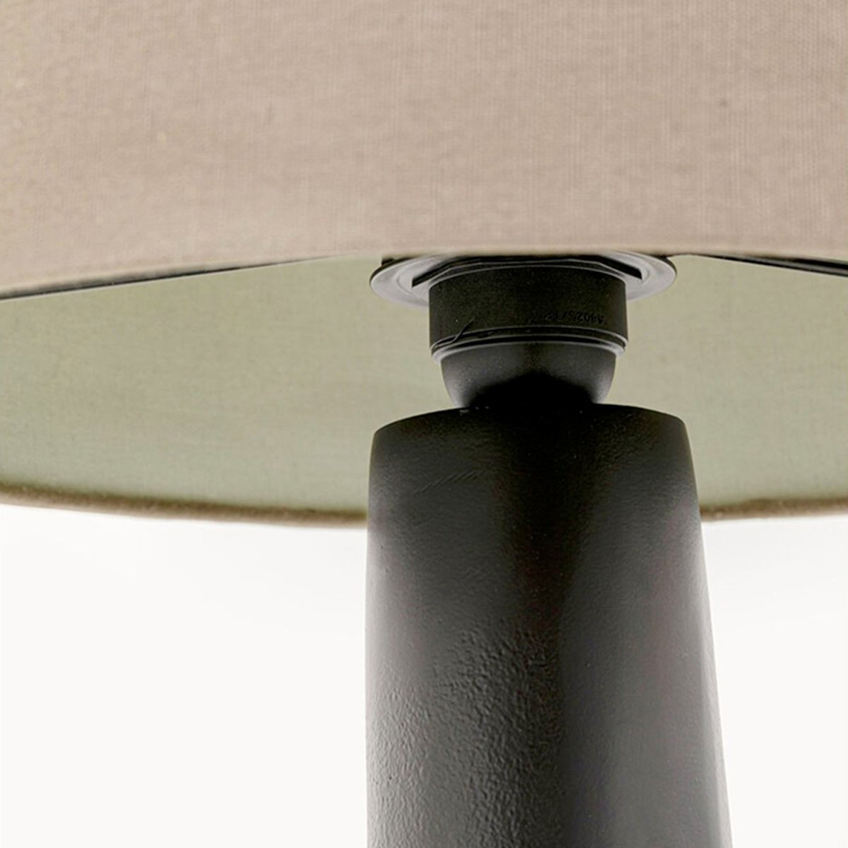 Lampadaire en coton et aluminium, FLY marron, KARE DESIGN
