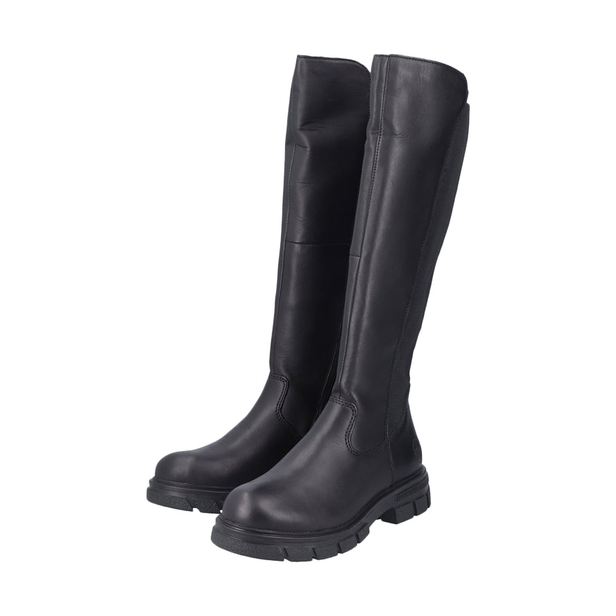 Botte Plate Cuir Turin noir, RIEKER