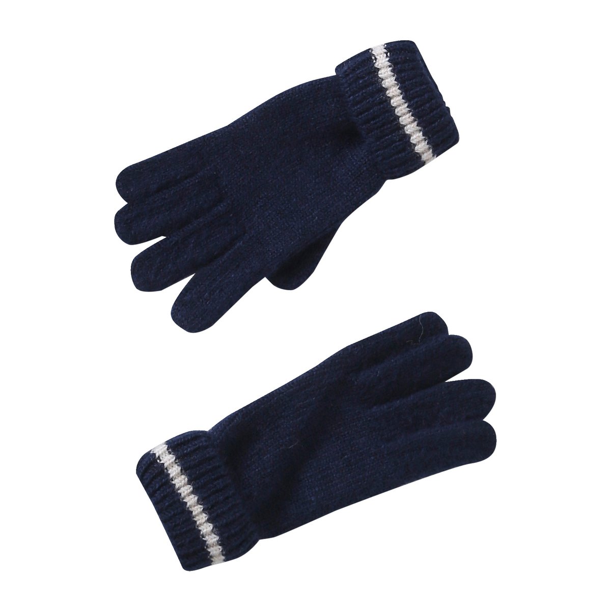 Ensemble bonnet, snood et gants marine, VERTBAUDET