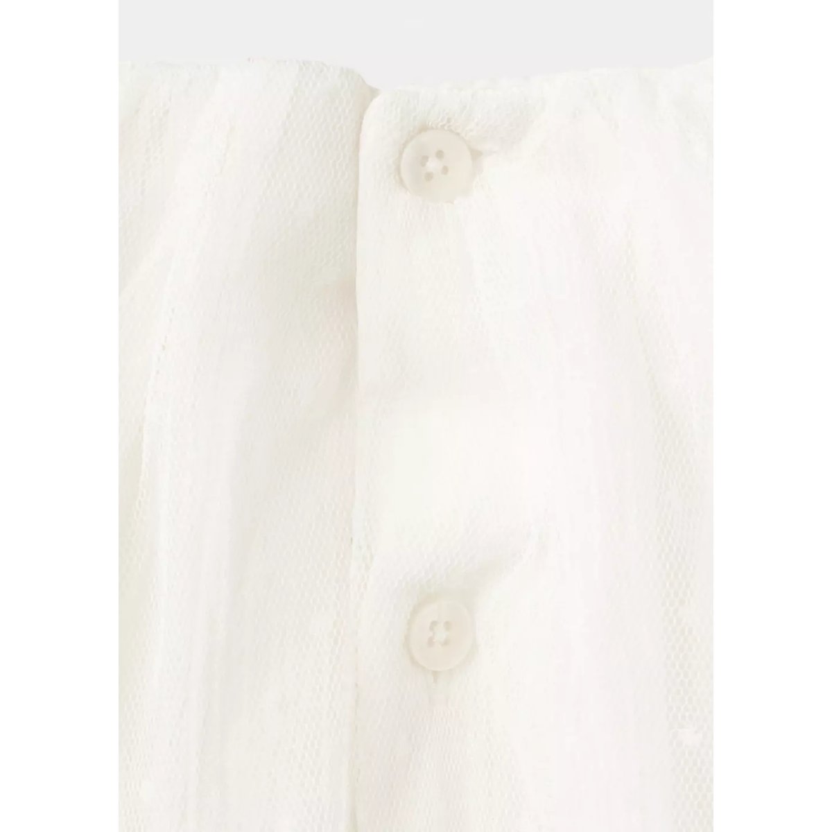Robe longue lavallière blanc, MANGO KIDS