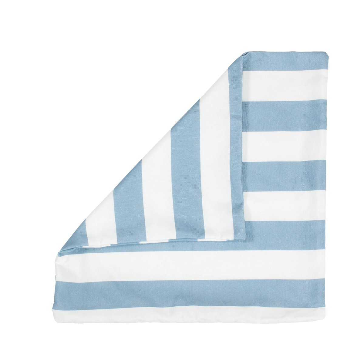 Housse de coussin coton polyester, SIGRID bleu frais, INSPIRE