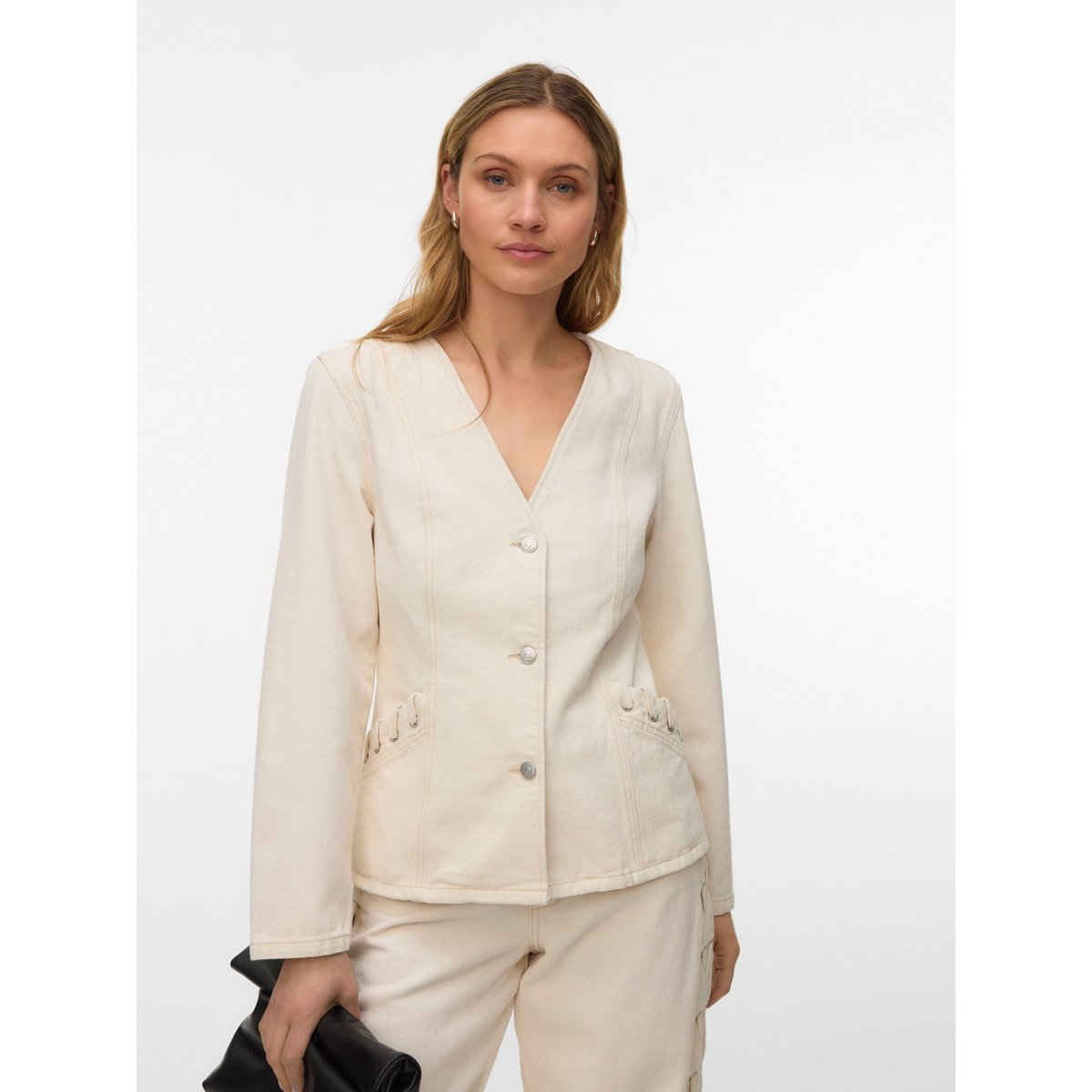 Veste En Jean ecru, VERO MODA