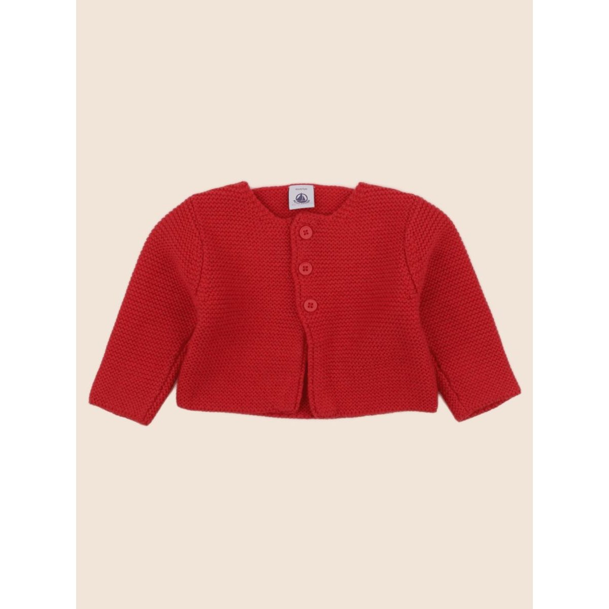 Gilet - Très bon état rouge, PETIT BATEAU