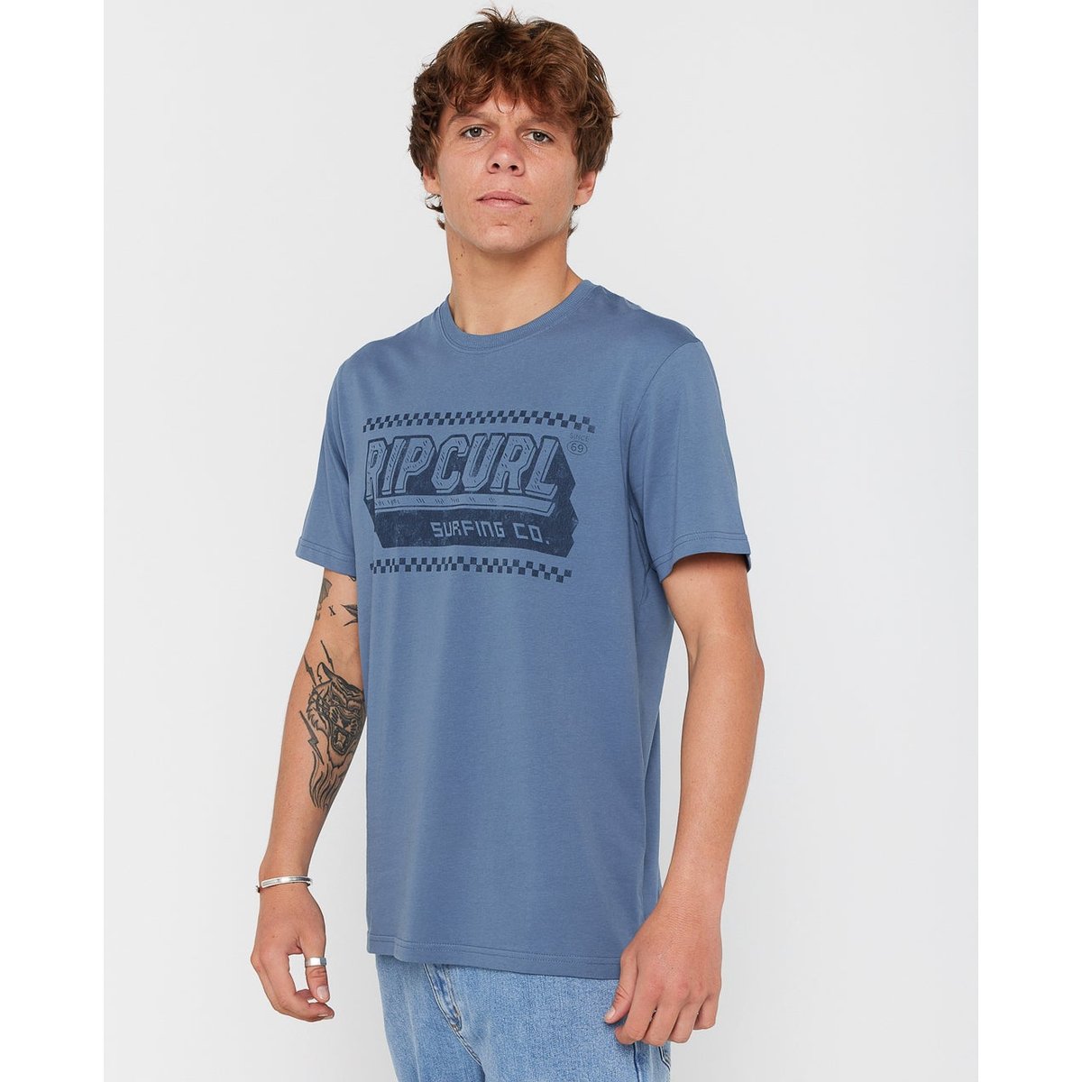 T-shirt à manches courtes SPORTLINE INVADER bluefin, RIP CURL